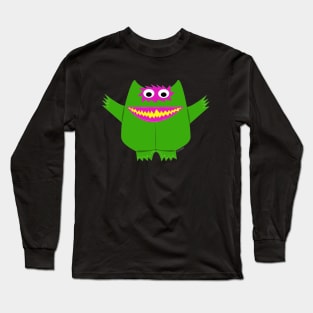 Green and Pink Nauga Long Sleeve T-Shirt